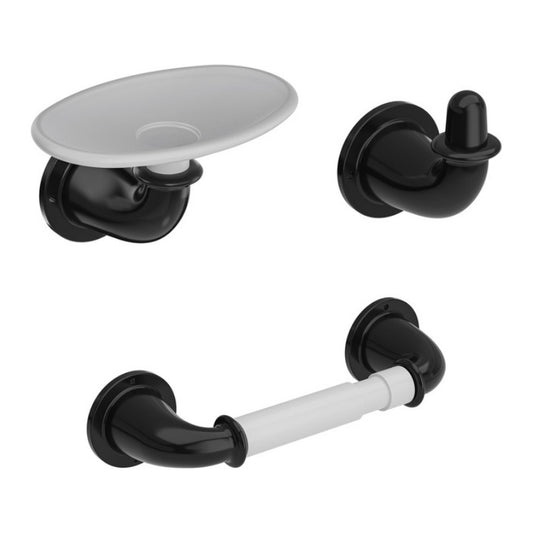 Juego De Accesorios Aluvia Negro X3