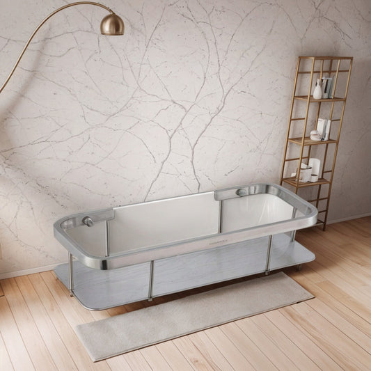Repisa De Baño Rectangular En Acero