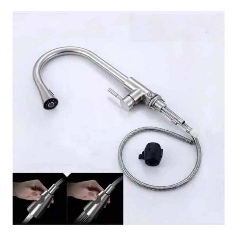 Griferia Llave Lavaplatos En Bronce Agua Fria