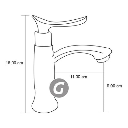 Griferia Para Lavamanos Vintage Cobre Antiguo (agua Fria)