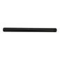 Tubo Redondo Ducha De Techo Negro 25cm