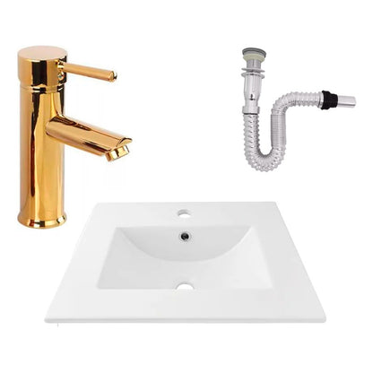 Kit Placa Lavamanos 51*40cm+griferia Monocontrol+push Flex5