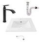 Kit Placa Lavamanos 61*40cm+griferia Agua Fria+push Flex. 2