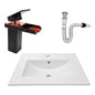 Kit Placa Lavam. 61*46.5cm+griferia Monocontrol+push Flex13
