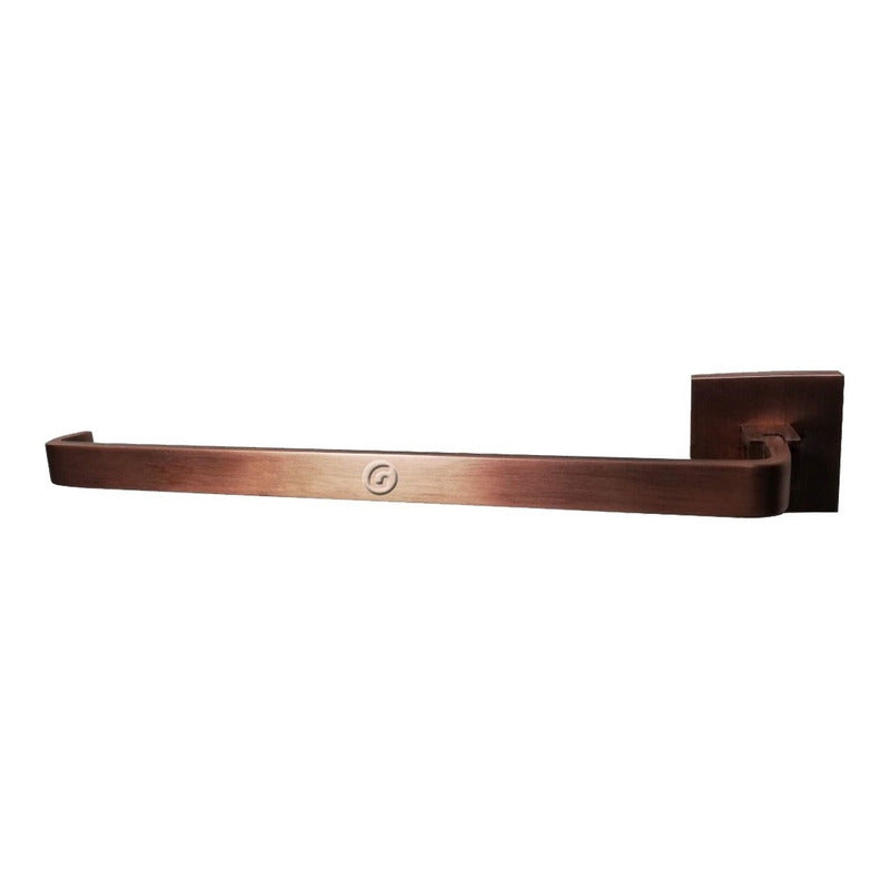 Toallero Tipo Barra Horizontal Cobre Antiguo