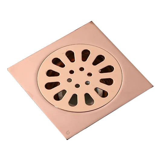 Rejilla De Piso 10 X 10cm Cobre Vintage