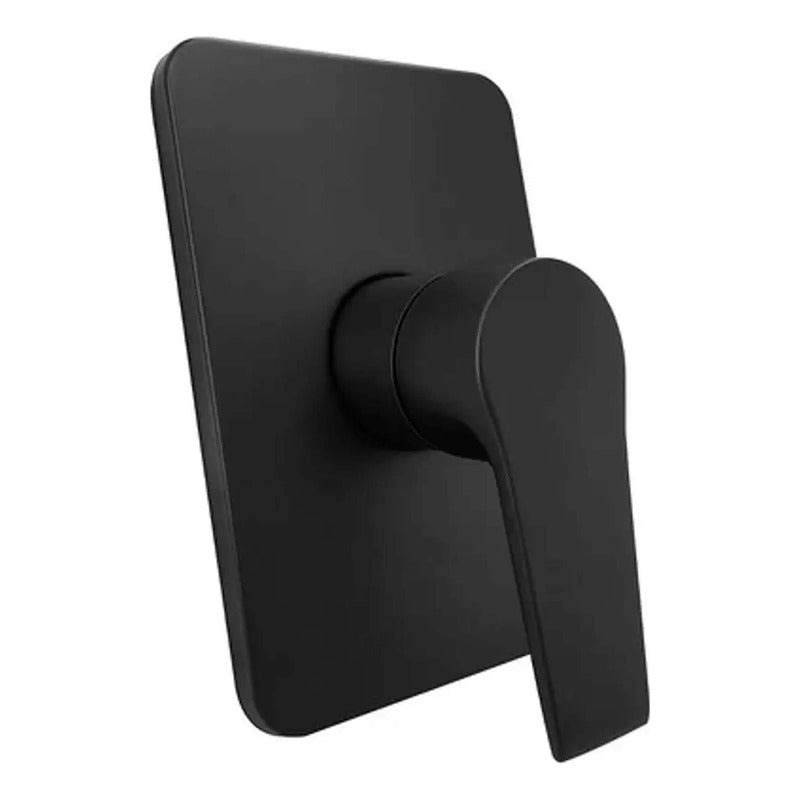 Monocontrol Ducha Rectangular Negro Mate