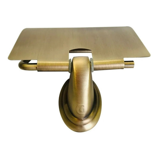 Papelera Baño Vintage Acabado Bronce Antiguo Vintage