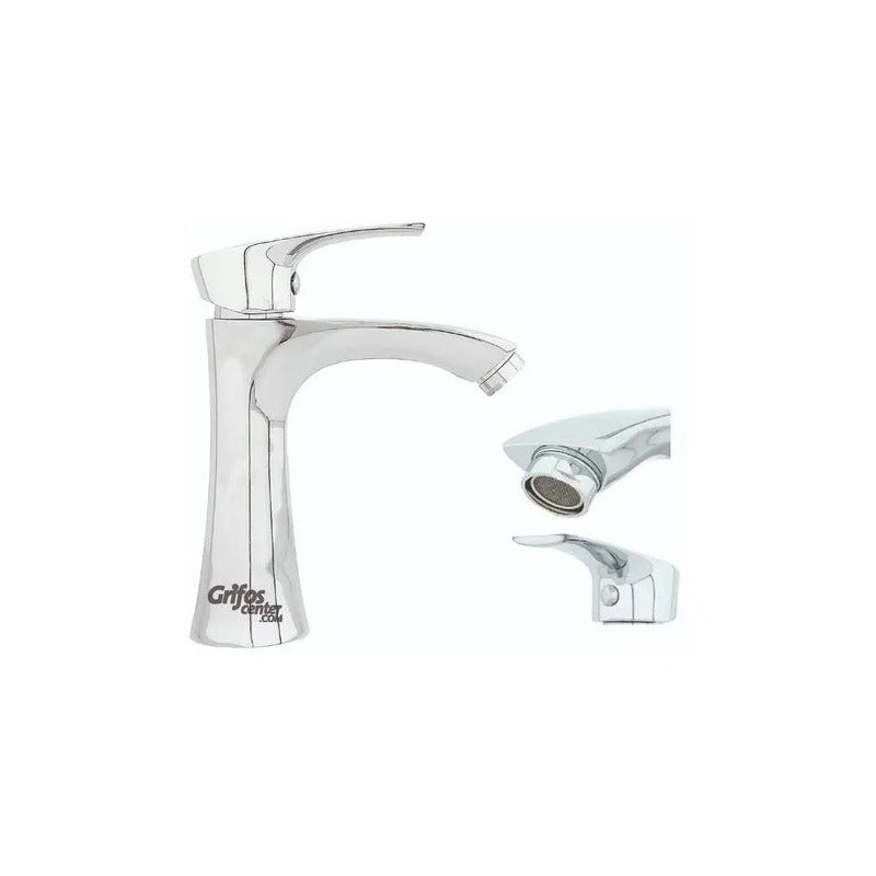 Llave Cuadrada Baja Bronce Lavamanos