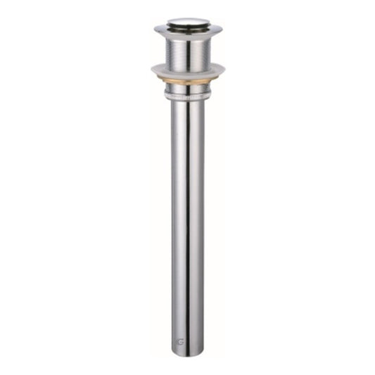 Desagüe De Push Metalico Sin Rebose En Acero Inox.