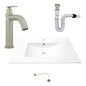 Kit Placa Lavam. 81*46.5cm+griferia Agua Fria+push Flex.15