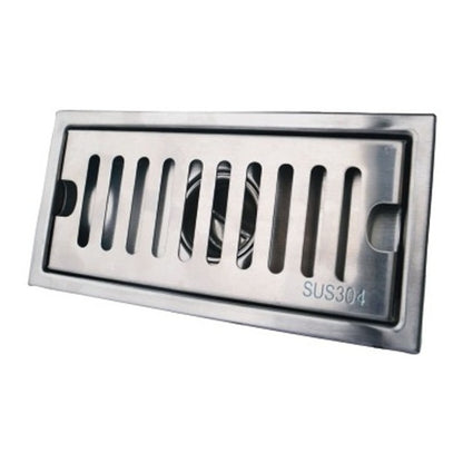 Rejilla De Piso Ranurada De 20 X 10cm