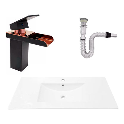 Kit Placa Lavama.101*46.5cm+griferia Monocontrol+push Flex13