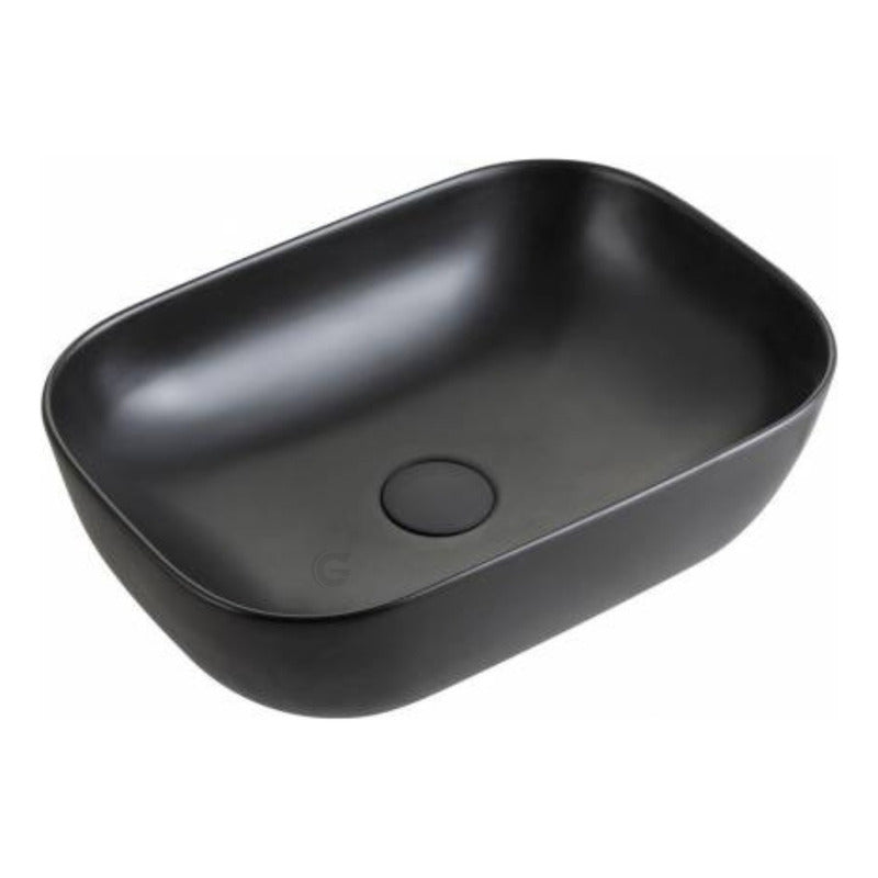 Lavamanos Rectangular Porcelana Negro 45,5*32,5*13,5cm