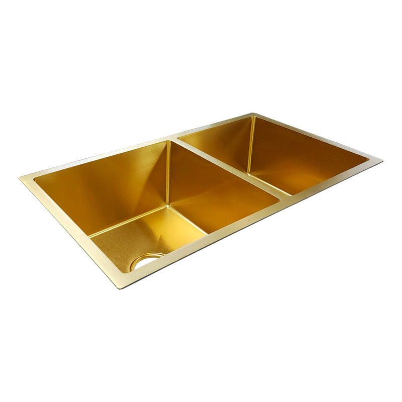 Lavaplatos Doble Pozo Dorado Vintage 78*45cm