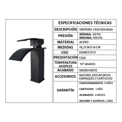 Kit Placa Lavamanos 51*40cm+griferia Monocontrol+push Flex23