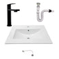 Kit Placa Lavam. 61*46.5cm+griferia Agua Fria+push Flex.11