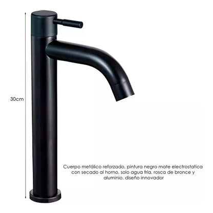 Combo Lavamanos Canoa + Grif.fria Negra + Push Y Sifon Gf1