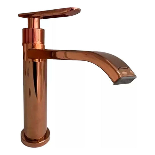 Grifería Monocontrol Lavamanos Agua Fría Vintage Rose Gold
