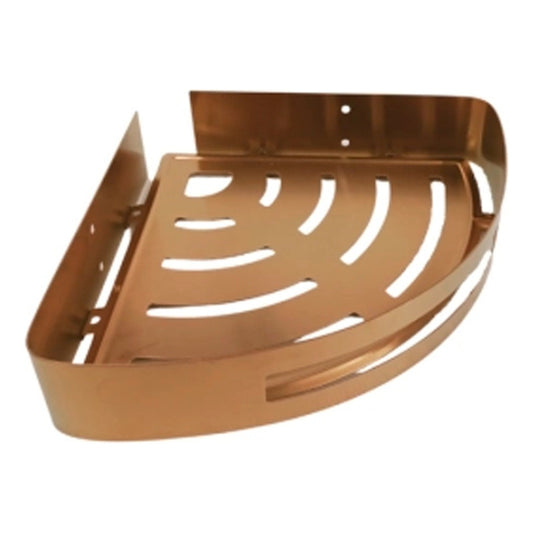 Organizador Repisa Esquinero Para Ducha/baño Acero Oro Rosa
