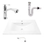 Kit Placa Lavam. 71*46.5cm+griferia Agua Fria+push Flex.16