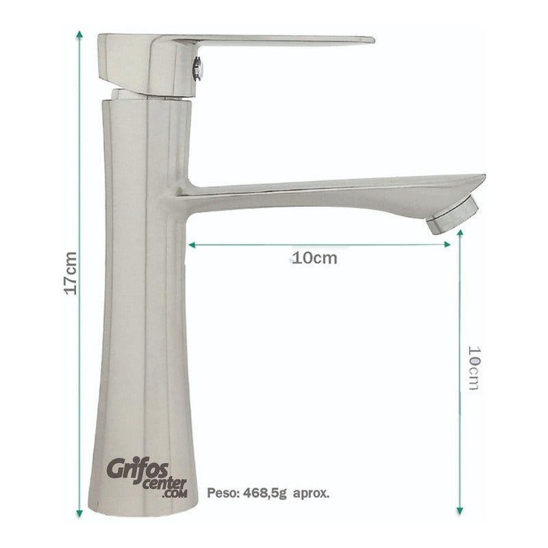 Llave Lavamanos Baja Cameri Satin