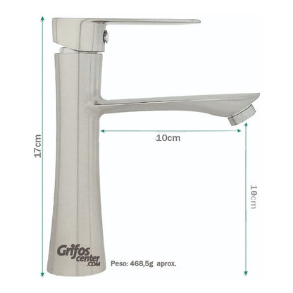 Llave Lavamanos Baja Cameri Satin