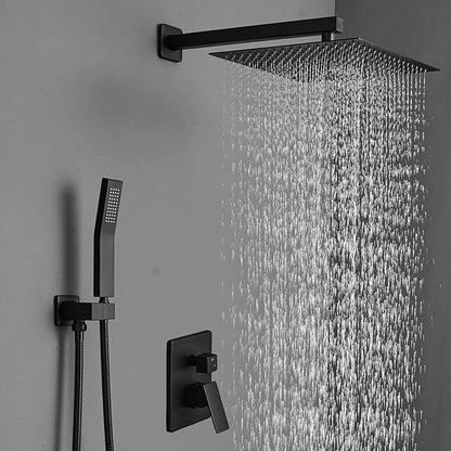 Ducha Cuadrada De 6 Pulgadas Negro Vintage