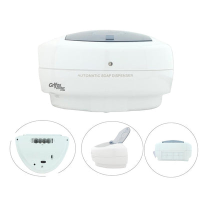 Dispensador Jabón Sensor Pared Redondo