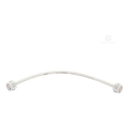 Kit Lavamanos Blanco+griferia Agua Fria Acero+push Y Acople