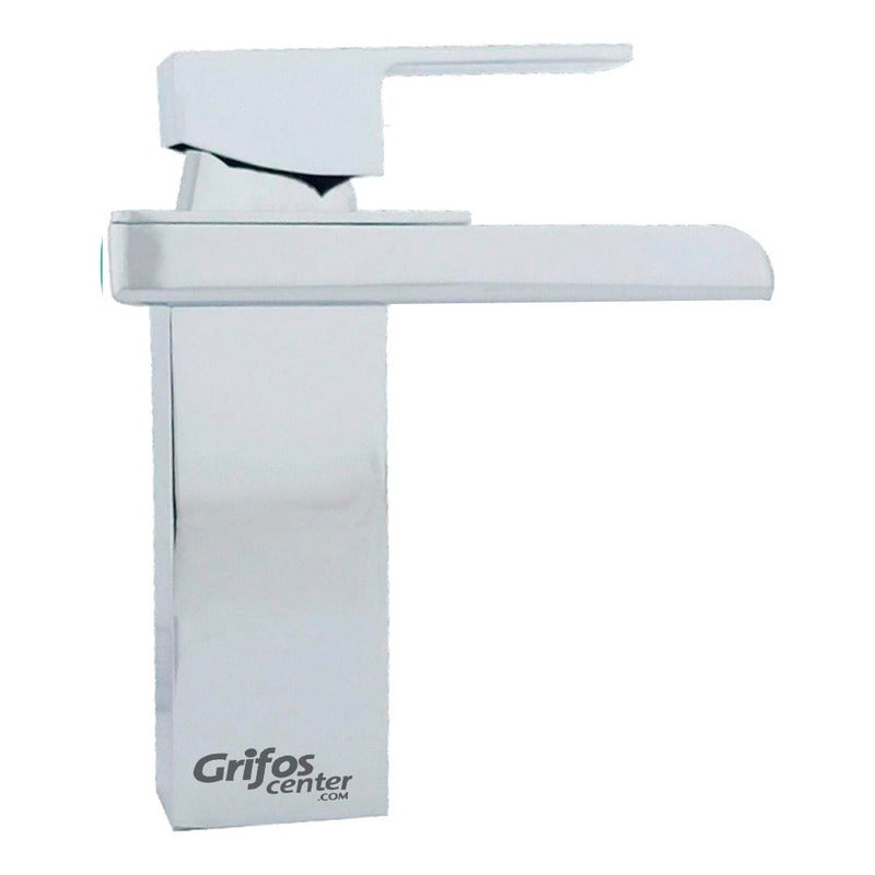 Griferia Monocontrol Para Lavamanos Tipo Cascada Baja