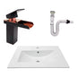 Kit Placa Lavamanos 61*40cm+griferia Monocontrol+push Flex13