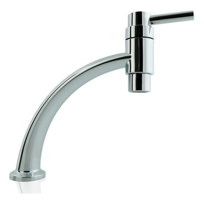 Llave Lavaplatos Meson En Abs Cromada Manija Tipo Palanca