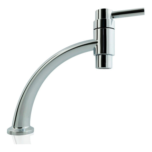 Llave Lavaplatos Meson En Abs Cromada Manija Tipo Palanca