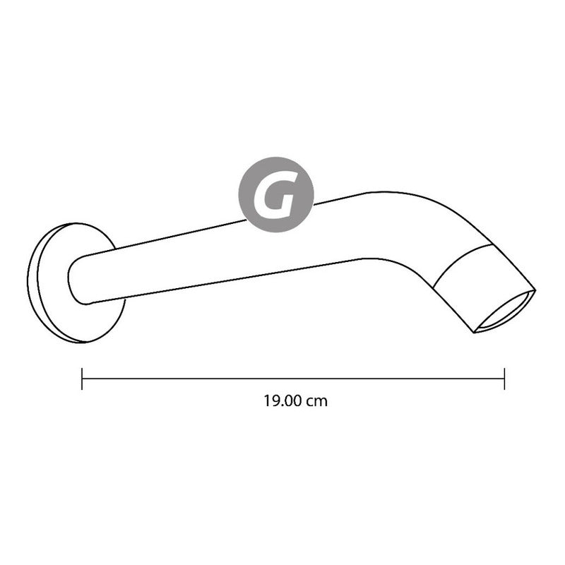 Griferia Pared Vintage Bronce Antiguo (agua Fria)