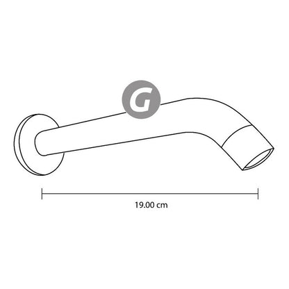 Griferia Pared Vintage Bronce Antiguo (agua Fria)