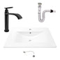 Kit Placa Lavamanos 71*46.5cm+griferia Agua Fria+push Flex.2
