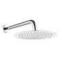 Ducha Regadera Metálica 20 Cm Redonda Lujo, Kit  Con Tubo