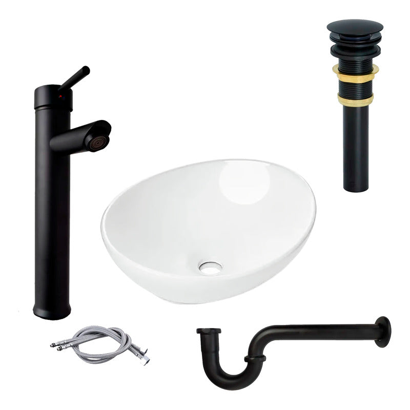 Combo Lavamanos Canoa + Grif.monocontrol + Push Y Sifon Ng1