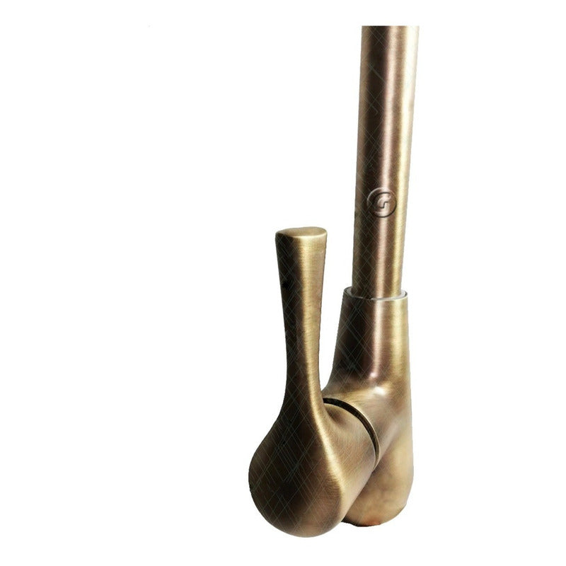 Griferia Para Lavaplatos Monocontrol Cuello Cisne Vintage