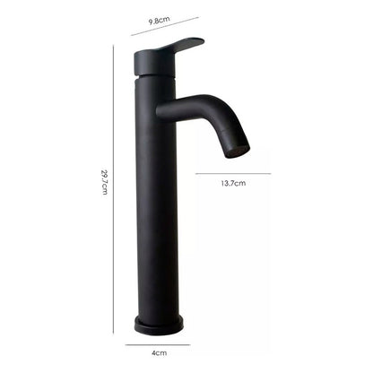 Kit Lavamanos Rect.+griferia Monocontrol Ma.plana+push Negro