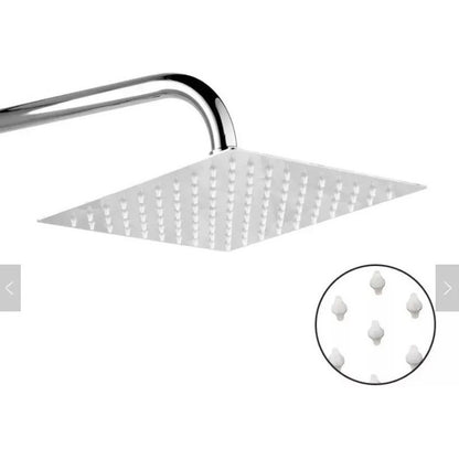 Regadera En Abs Cromada De 8 Pulgadas Circular