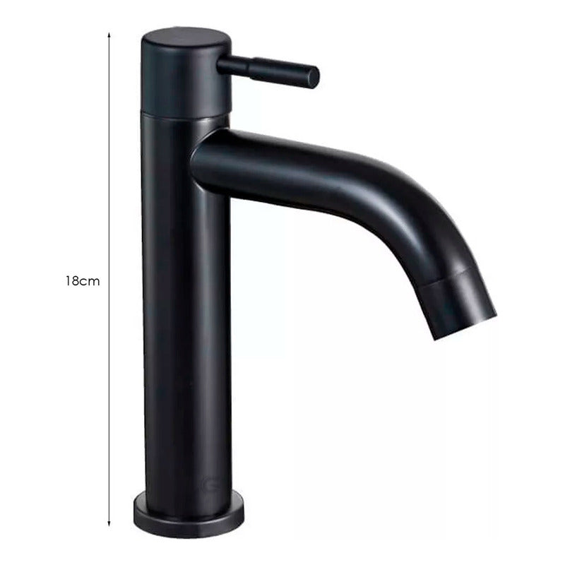 Combo Placa Doble Lavaman.121cm+grifo Agua Fria+push Negro4