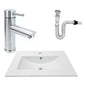 Kit Placa Lavamanos 61*40cm+griferia Monocontrol+push Flex17