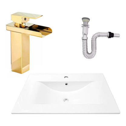 Kit Placa Lavam. 71*46.5cm+griferia Monocontrol+push Flex11
