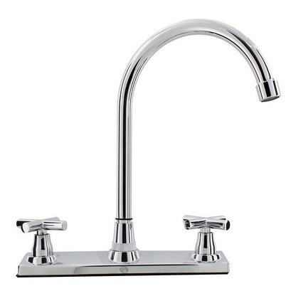 Mezclador De Lavaplatos Cuerpo Bronce