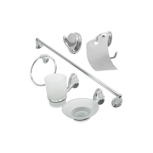Accesorios Para Baño Metálico X6 Piezas Referencia Eclipse