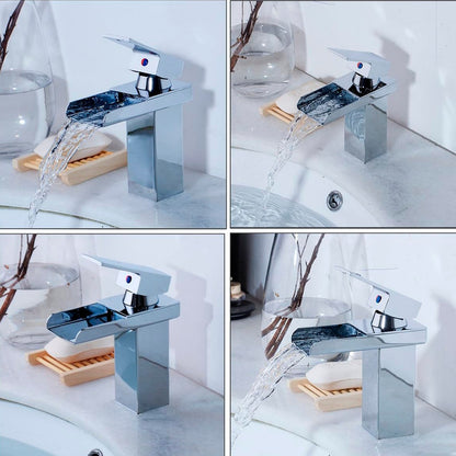 Llave Baja Lavamanos Tipo Cascada