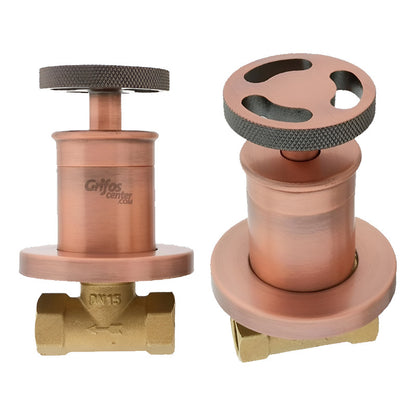 Manija/registro Para Ducha Industry Rose Mate Vintage