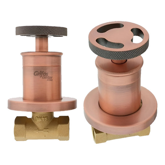 Manija/registro Para Ducha Industry Rose Mate Vintage